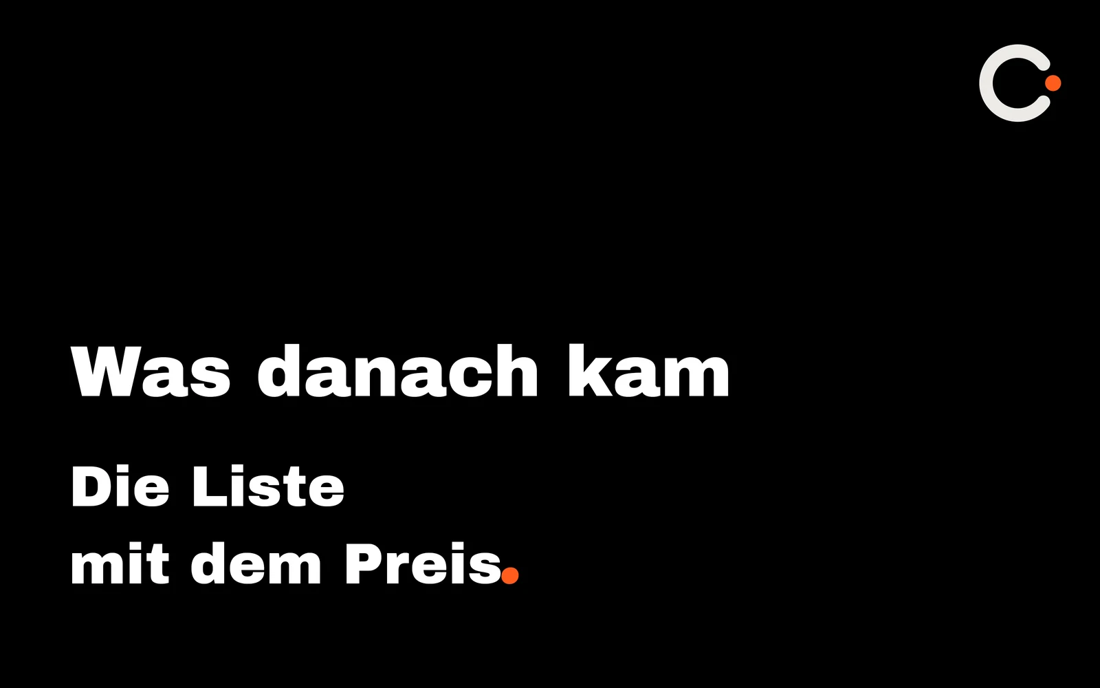 Gastbeitrag für compound os: Was danach kam