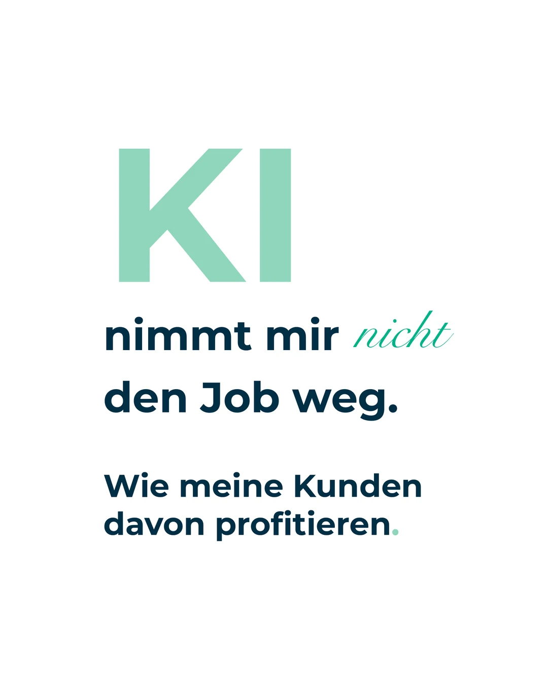 Titelbild zum Beitrag Die KI nimmt mir den Job nicht weg. Sie gibt mir Zeit zurück.